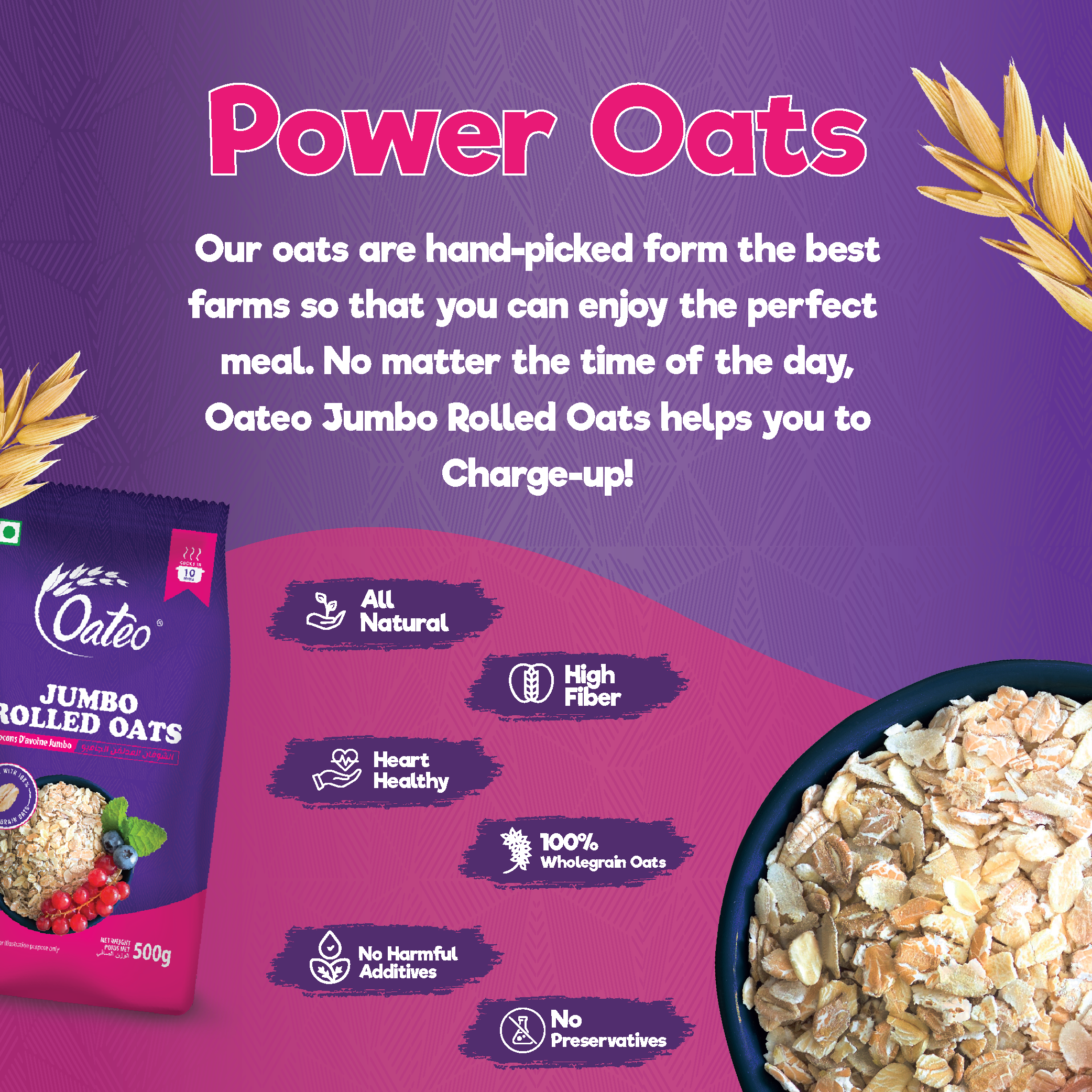 Rolled Oats (500g, 1kg) - Image 4
