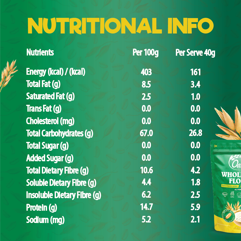 Oat Flour 500g - Image 3