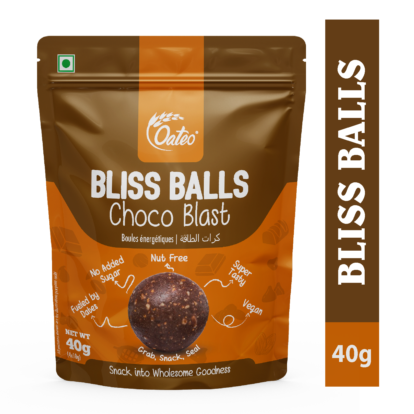 Oateo Bliss Balls- Choco Blast