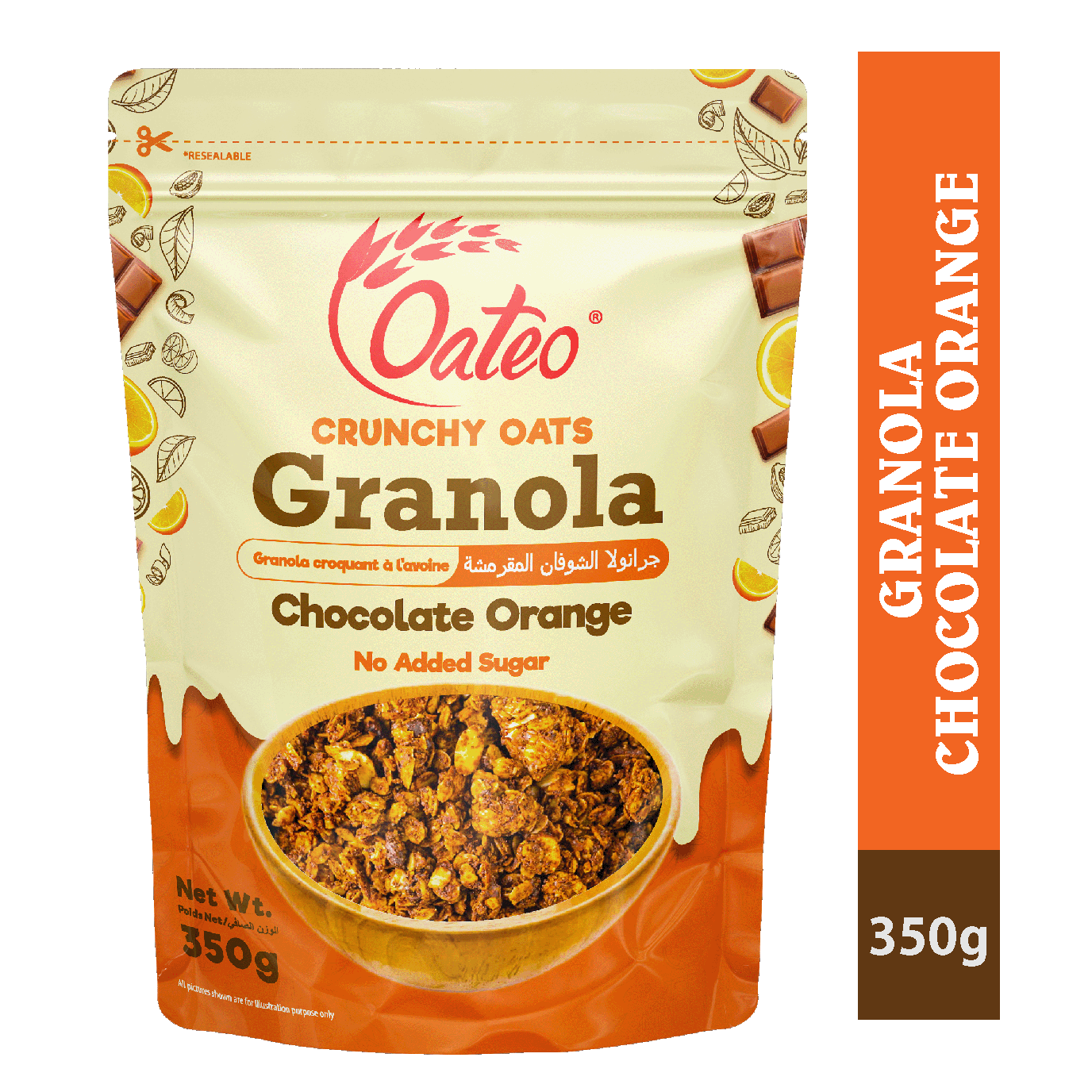 Crunchy Oats Granola – Chocolate Orange